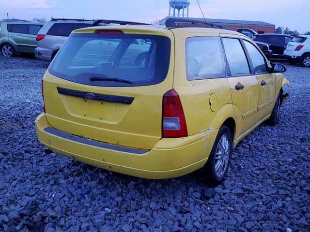 1FAFP36N26W109386 - 2006 FORD FOCUS ZXW YELLOW photo 4
