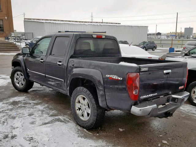 1GTDT13EX98159368 - 2009 GMC CANYON BLACK photo 3