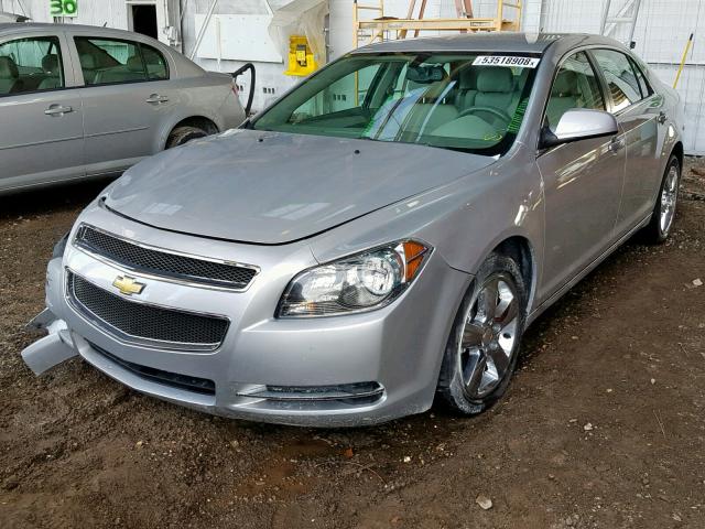 1G1ZD5E17BF131123 - 2011 CHEVROLET MALIBU 2LT SILVER photo 2