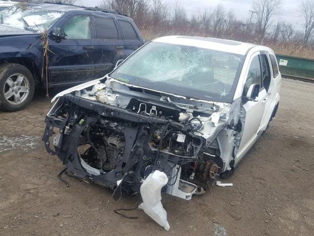 3C4PDDEG4FT655595 - 2015 DODGE JOURNEY R/ WHITE photo 2