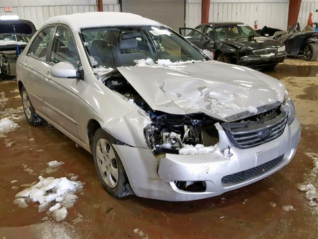 KNAFE221X95657334 - 2009 KIA SPECTRA EX SILVER photo 1