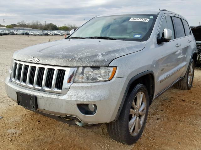 1J4RS4GT7BC676580 - 2011 JEEP GRAND CHER SILVER photo 2