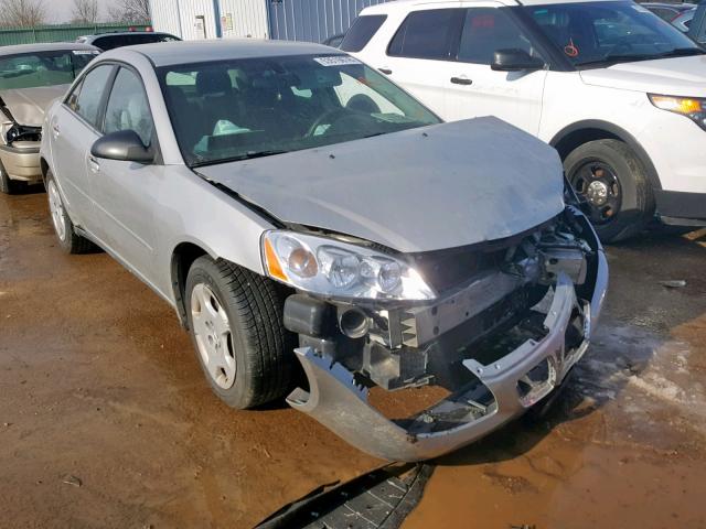 1G2ZF58B174152708 - 2007 PONTIAC G6 VALUE L SILVER photo 1