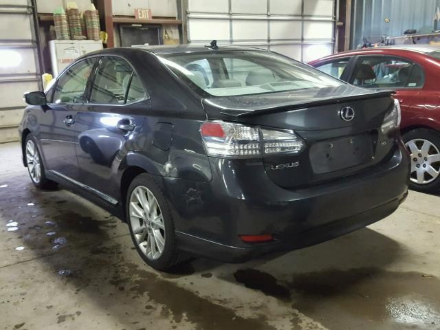 JTHBB1BA3A2015594 - 2010 LEXUS HS 250H BLUE photo 3