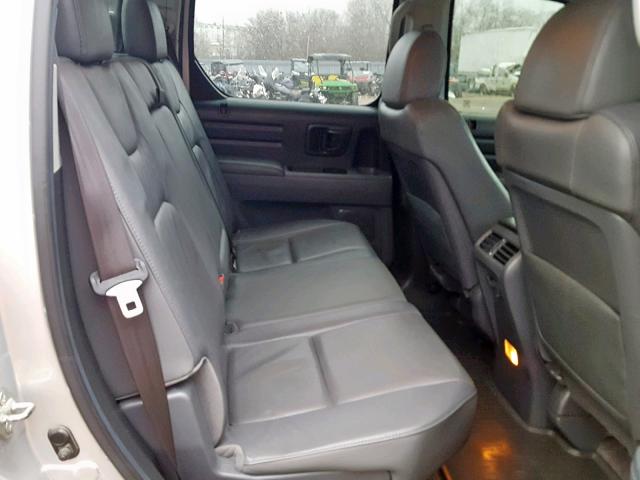 2HJYK16548H517973 - 2008 HONDA RIDGELINE SILVER photo 6