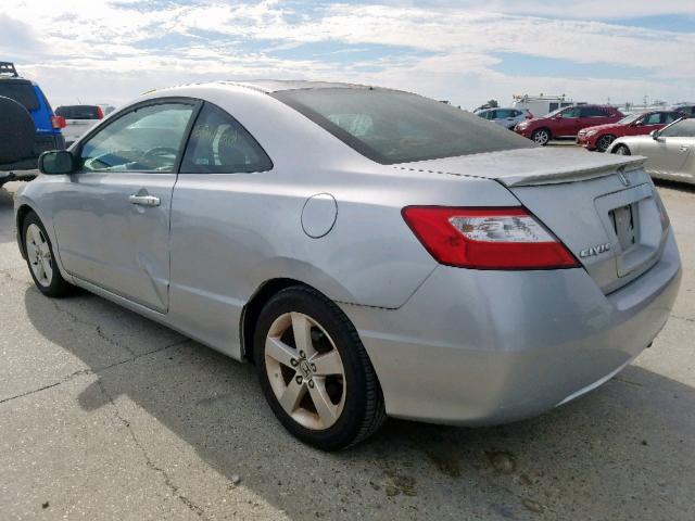 2HGFG11857H547725 - 2007 HONDA CIVIC EX SILVER photo 3