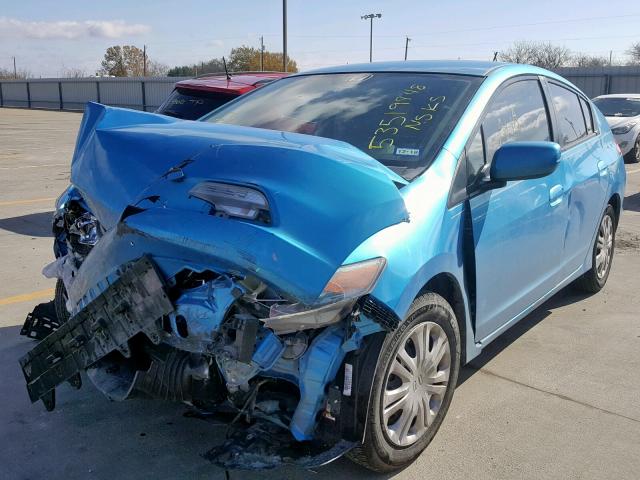 JHMZE2H38BS001356 - 2011 HONDA INSIGHT BLUE photo 2