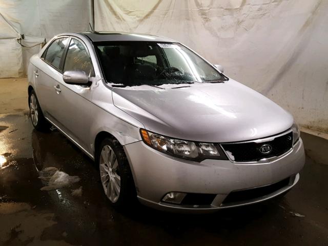 KNAFW4A35A5108656 - 2010 KIA FORTE SX SILVER photo 1