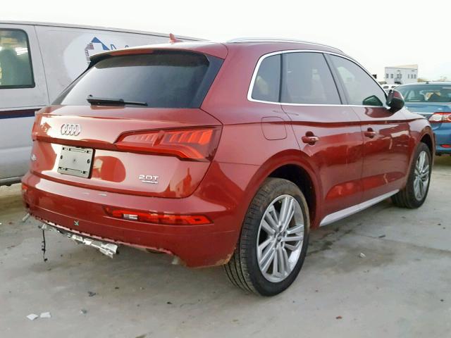 WA1CNAFY7J2206174 - 2018 AUDI Q5 PRESTIG RED photo 4