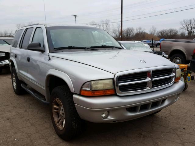 1D4HS48N83F504286 - 2003 DODGE DURANGO SL SILVER photo 1