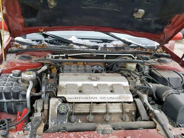 1G6KY5291TU819416 - 1996 CADILLAC SEVILLE ST RED photo 7