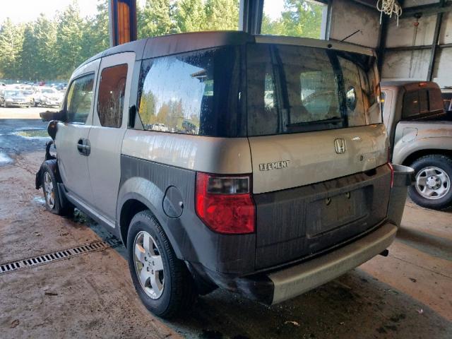 5J6YH28593L015102 - 2003 HONDA ELEMENT EX SILVER photo 3