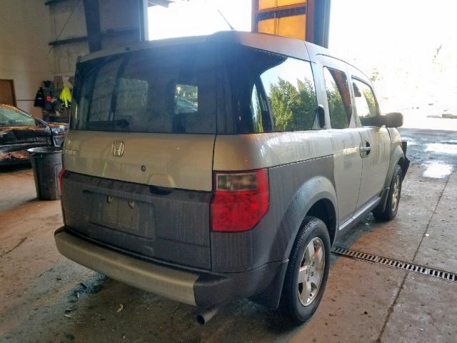 5J6YH28593L015102 - 2003 HONDA ELEMENT EX SILVER photo 4