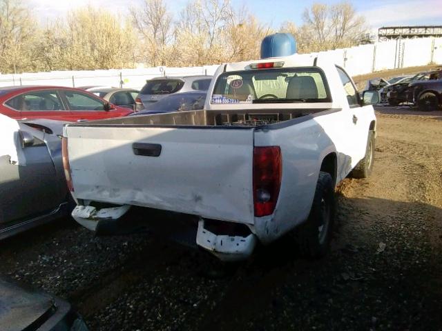 1GCCSBF90B8138506 - 2011 CHEVROLET COLORADO WHITE photo 4