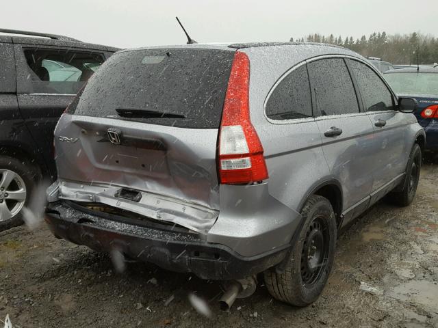 5J6RE48388L814335 - 2008 HONDA CR-V LX SILVER photo 4