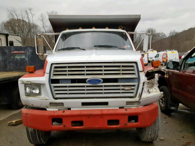 1FDXK87U1FVA27683 - 1985 FORD F8000 RED photo 7