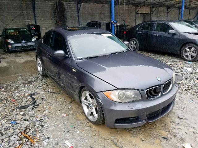 WBAUC73568VF24874 - 2008 BMW 135 I GRAY photo 1