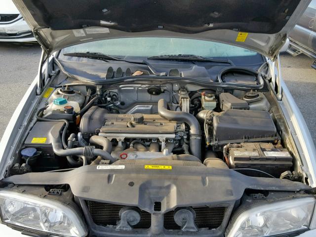 YV1NC62D84J047724 - 2004 VOLVO C70 HPT SILVER photo 7