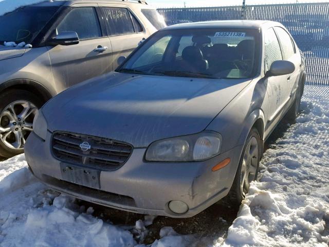 JN1CA31A11T112991 - 2001 NISSAN MAXIMA GXE SILVER photo 2