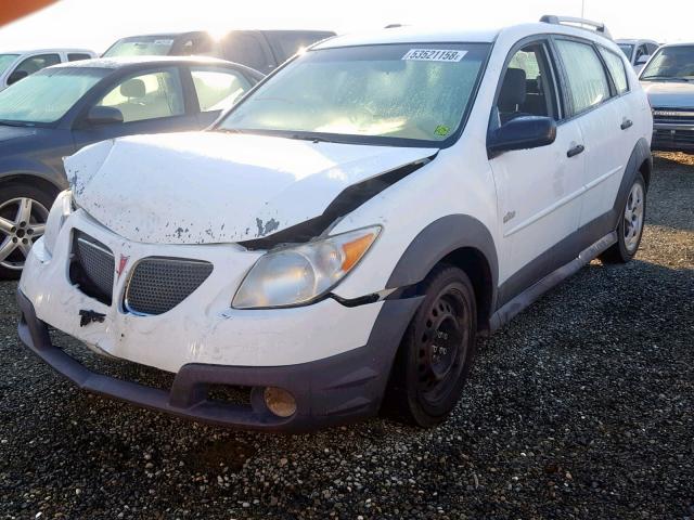 5Y2SL67818Z416662 - 2008 PONTIAC VIBE WHITE photo 2