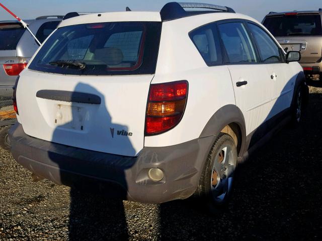 5Y2SL67818Z416662 - 2008 PONTIAC VIBE WHITE photo 4