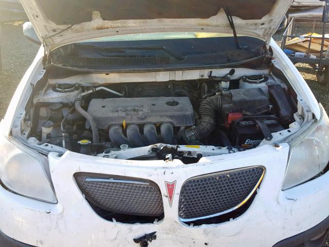 5Y2SL67818Z416662 - 2008 PONTIAC VIBE WHITE photo 7