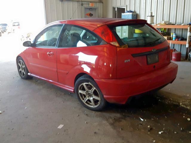 3FAHP39562R240984 - 2002 FORD FOCUS SVT RED photo 3