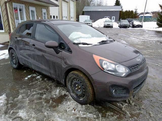 KNADM5A39C6760504 - 2012 KIA RIO LX BROWN photo 1