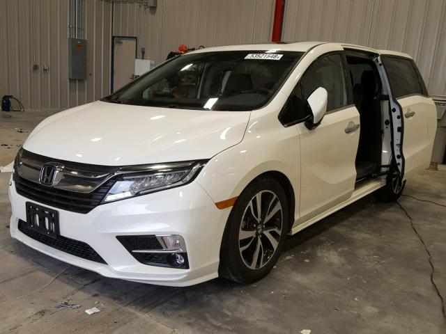 5FNRL6H97JB008720 - 2018 HONDA ODYSSEY EL WHITE photo 2