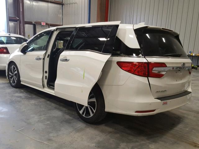 5FNRL6H97JB008720 - 2018 HONDA ODYSSEY EL WHITE photo 3