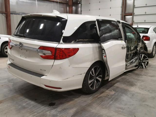 5FNRL6H97JB008720 - 2018 HONDA ODYSSEY EL WHITE photo 4