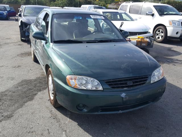 KNAFB121625134899 - 2002 KIA SPECTRA BA GREEN photo 1