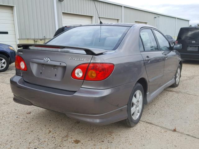 1NXBR32E73Z074467 - 2003 TOYOTA COROLLA S GRAY photo 4