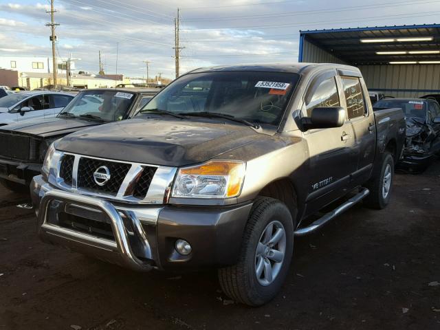 1N6BA0EC5CN323683 - 2012 NISSAN TITAN S CHARCOAL photo 2