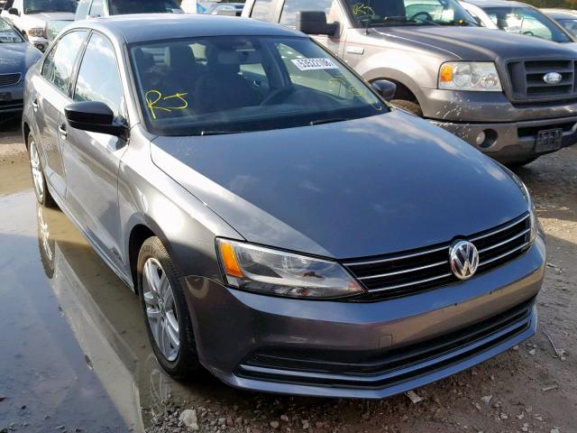 3VW2K7AJ2FM356567 - 2015 VOLKSWAGEN JETTA BASE 灰色 照片 1