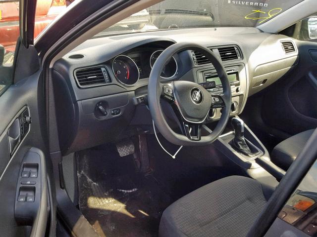 3VW2K7AJ2FM356567 - 2015 VOLKSWAGEN JETTA BASE 灰色 照片 9