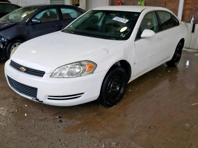 2G1WS55R279289240 - 2007 CHEVROLET IMPALA POL WHITE photo 2