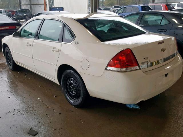 2G1WS55R279289240 - 2007 CHEVROLET IMPALA POL WHITE photo 3