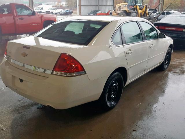 2G1WS55R279289240 - 2007 CHEVROLET IMPALA POL WHITE photo 4