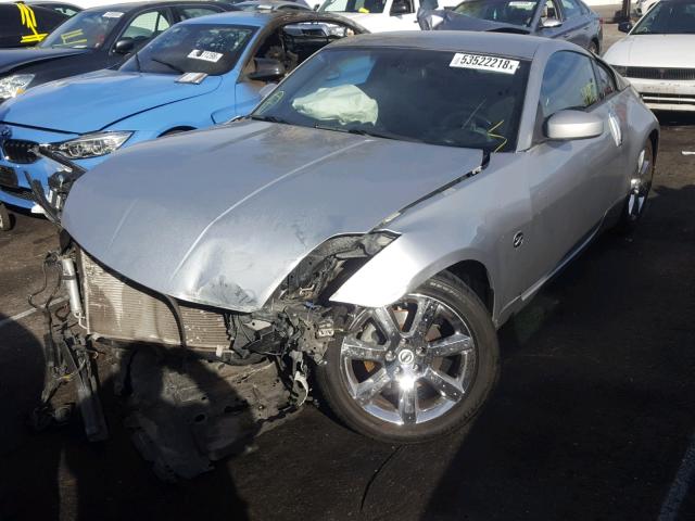 JN1AZ34D63T114230 - 2003 NISSAN 350Z COUPE SILVER photo 2