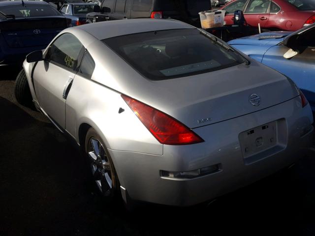 JN1AZ34D63T114230 - 2003 NISSAN 350Z COUPE SILVER photo 3