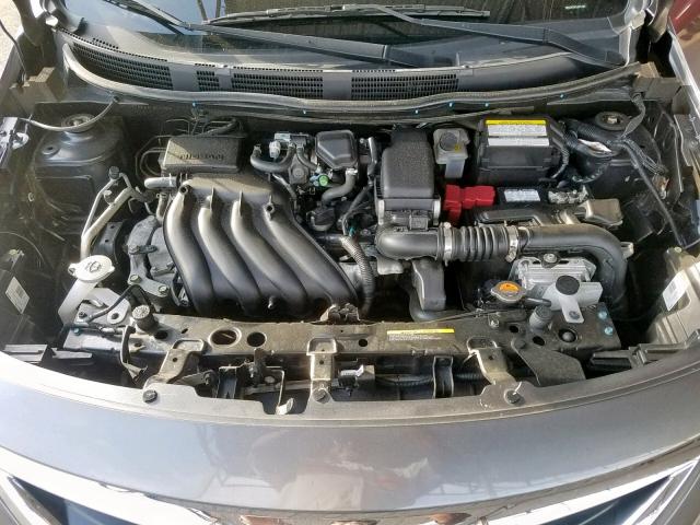 3N1CN7AP3JL811964 - 2018 NISSAN VERSA S GRAY photo 7