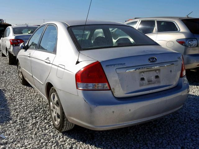 KNAFE121975404156 - 2007 KIA SPECTRA EX SILVER photo 3