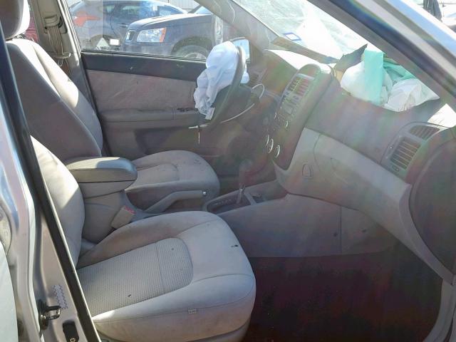 KNAFE121975404156 - 2007 KIA SPECTRA EX SILVER photo 5