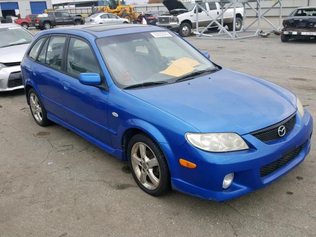 JM1BJ246731152324 - 2003 MAZDA PROTEGE PR BLUE photo 1