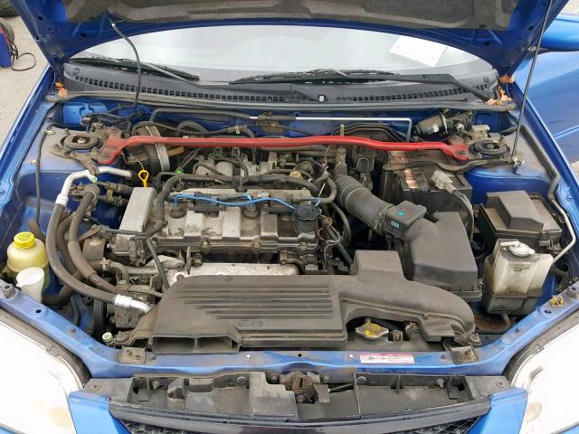 JM1BJ246731152324 - 2003 MAZDA PROTEGE PR BLUE photo 7