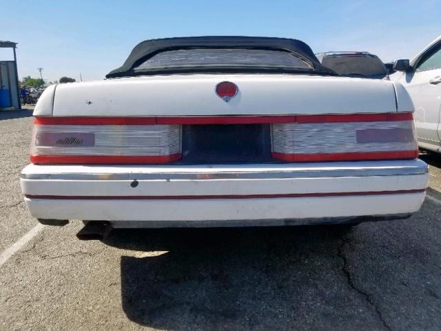 1G6VS3380MU126279 - 1991 CADILLAC ALLANTE WHITE photo 6