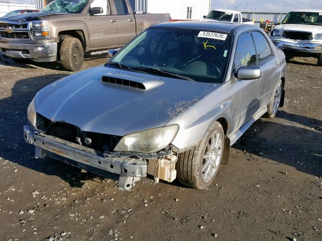 JF1GD776X7L500493 - 2007 SUBARU IMPREZA WR SILVER photo 2