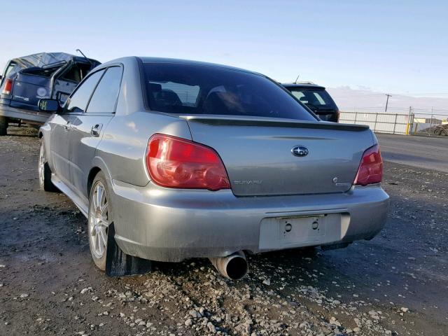 JF1GD776X7L500493 - 2007 SUBARU IMPREZA WR SILVER photo 3