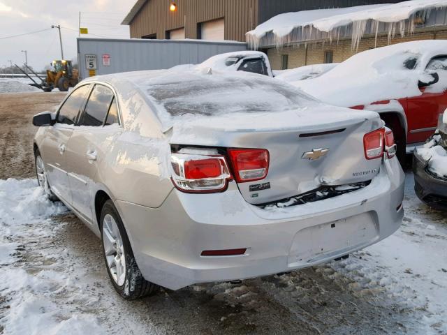 1G11C5SLXFF197807 - 2015 CHEVROLET MALIBU 1LT SILVER photo 3